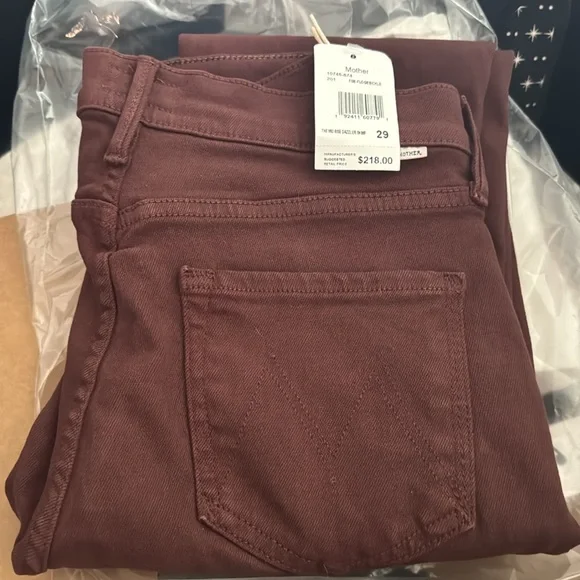 MOTHER The Mid Rise Dazzler Skimp size 29 Fudgesicle - Picture 2 of 6